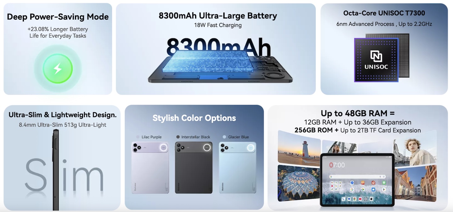Blackview Zeno 6 Tablet Specs