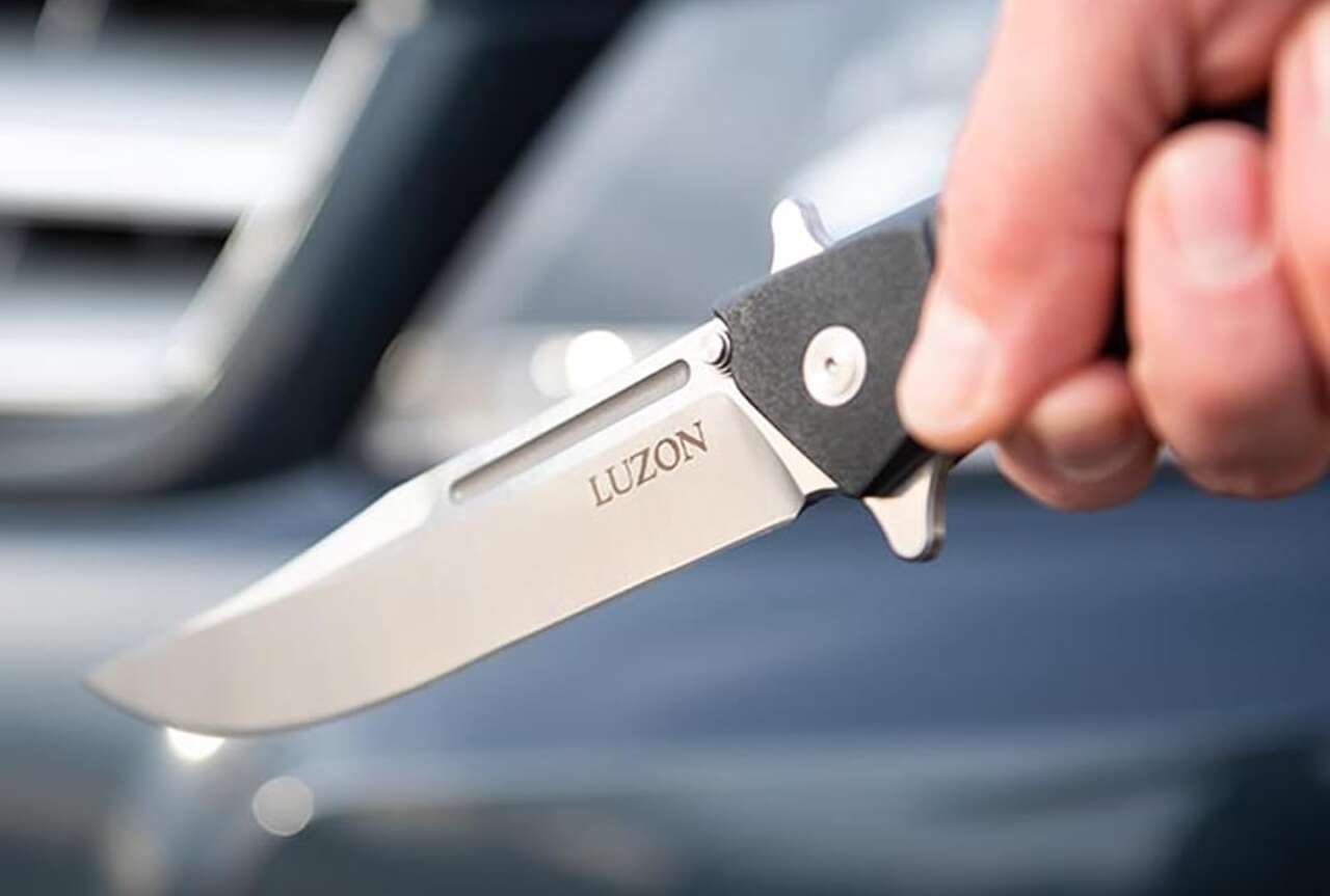COLD STEEL Large Luzon 6 inch 8Cr13MoV Razor Sharp Clip Point Blade H