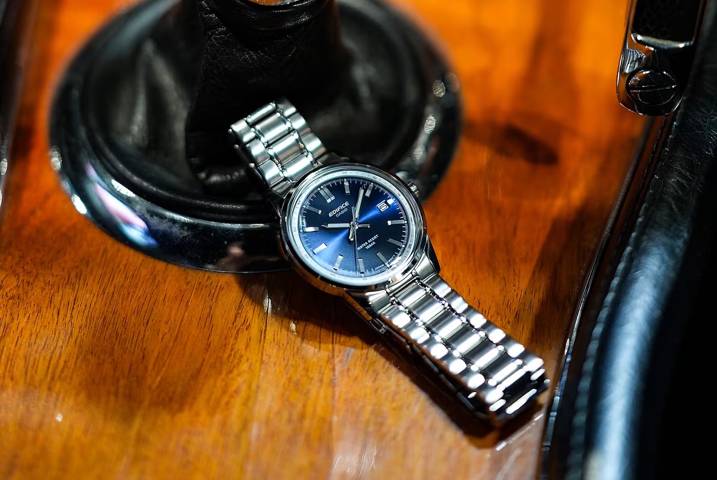 Casio 3 Hand Analog EFR 109D 1A Blue