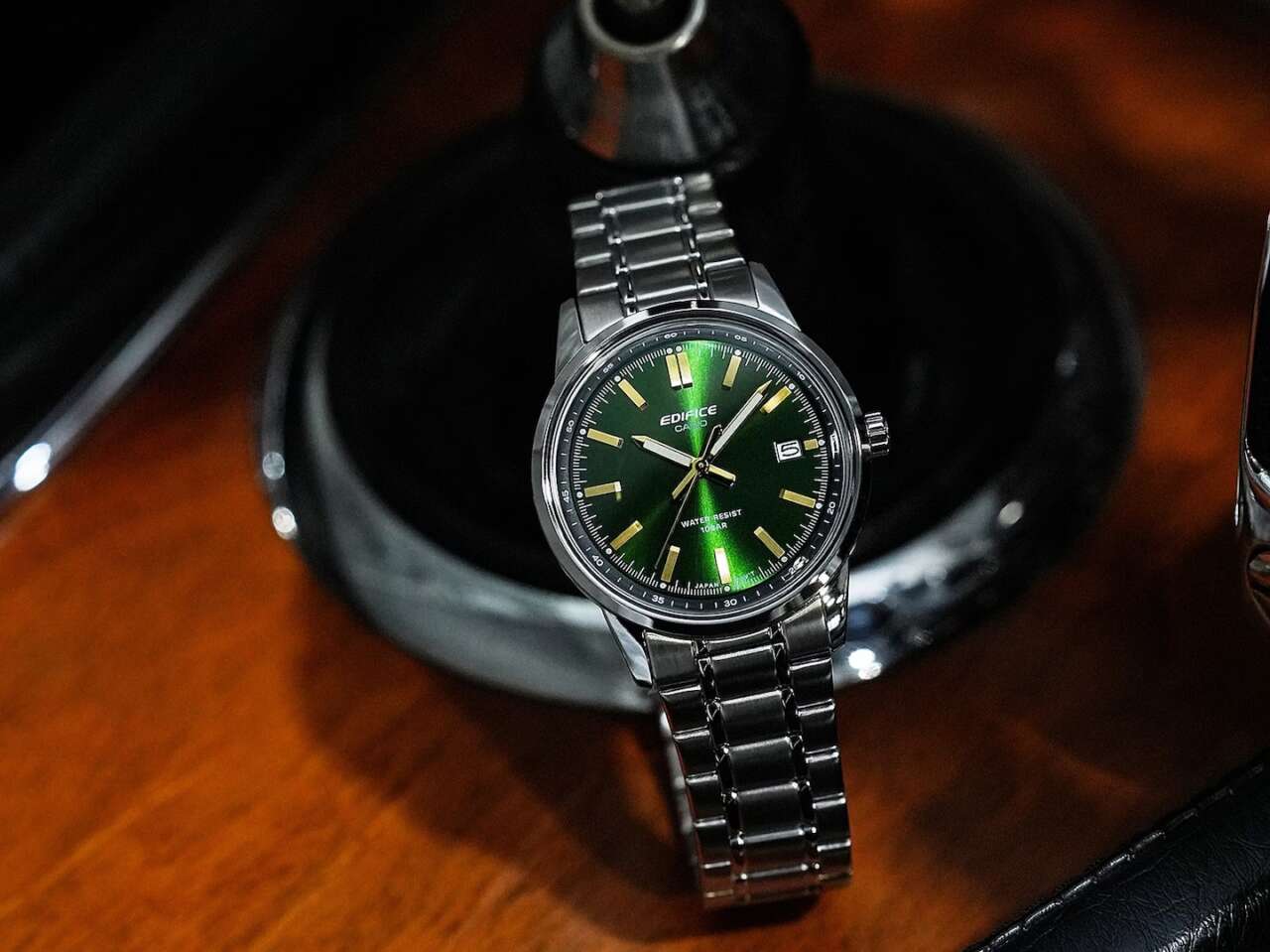 Casio 3 Hand Analog EFR 109D 1A Green