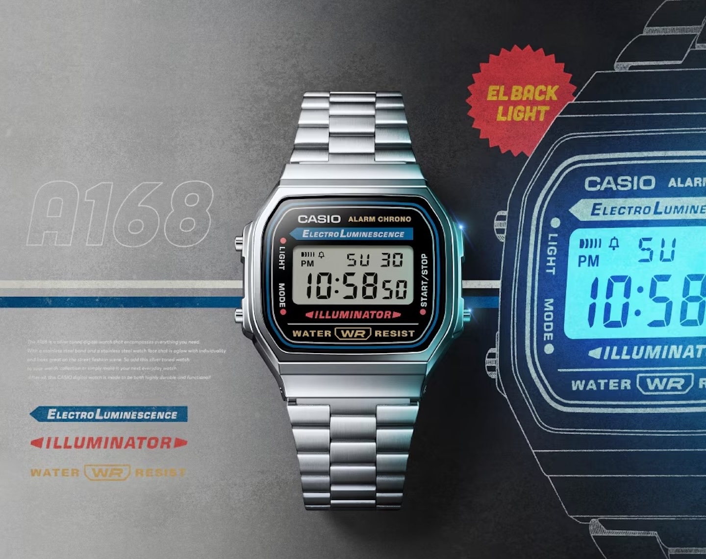 Casio A168W-1
