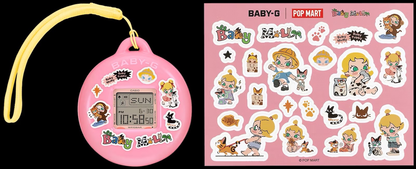 Casio BABY G＋PLUS Baby Molly collaboration model BGD 10 Series BGD 10KPM 7