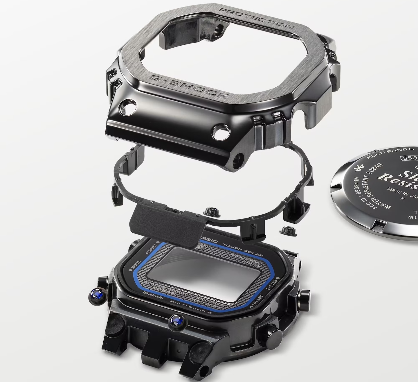 Casio FULL METAL 5000 SERIES GMW-B5000SB-1A2