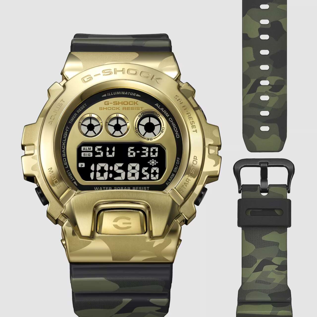 Casio Gshock DIGITAL 6900 SERIES GM6900CMG 3 7