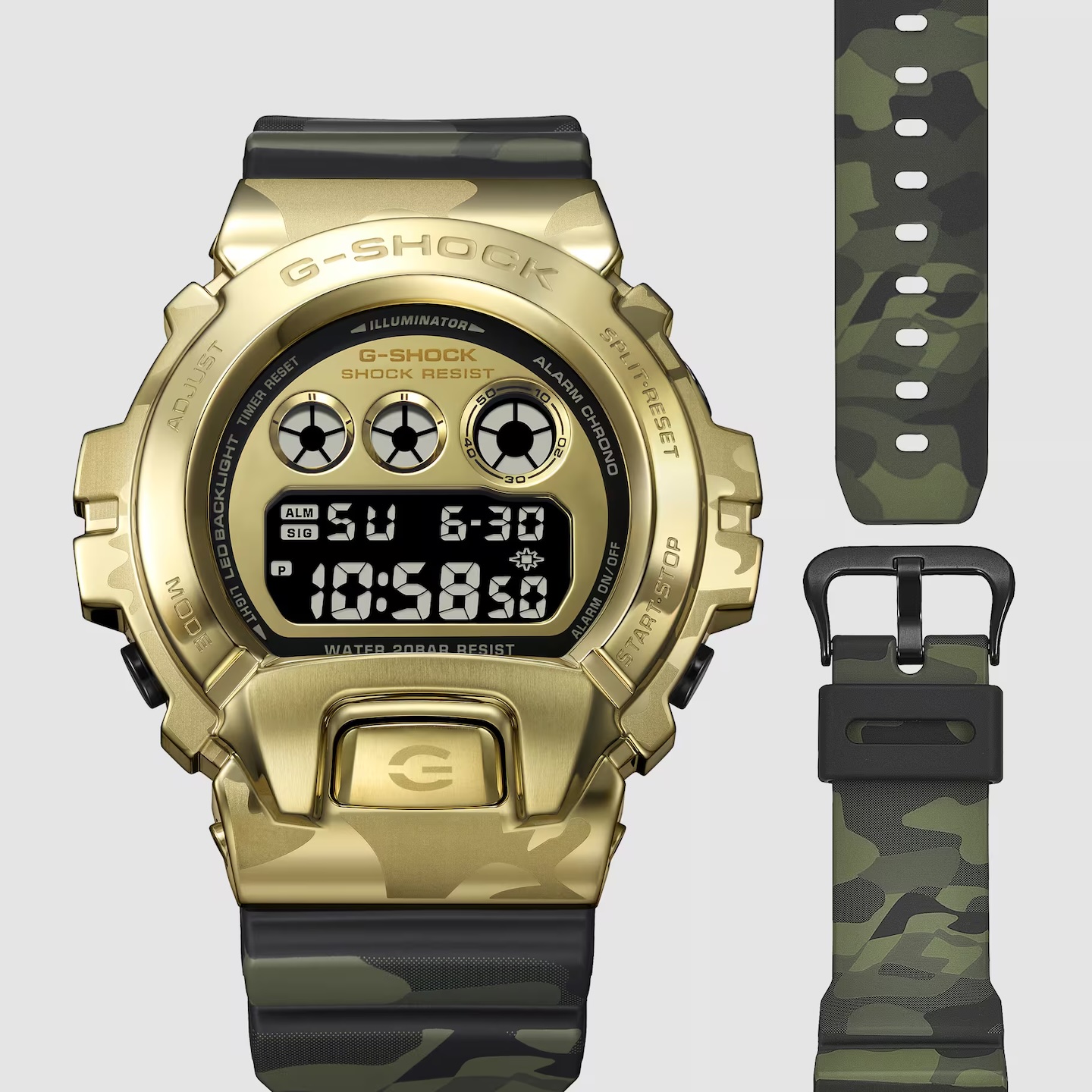 Casio Gshock DIGITAL 6900 SERIES GM6900CMG 3 7