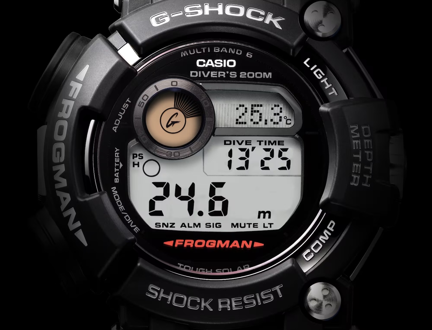 Casio MASTER OF G SEA FROGMAN GWF D1000BC 1 F