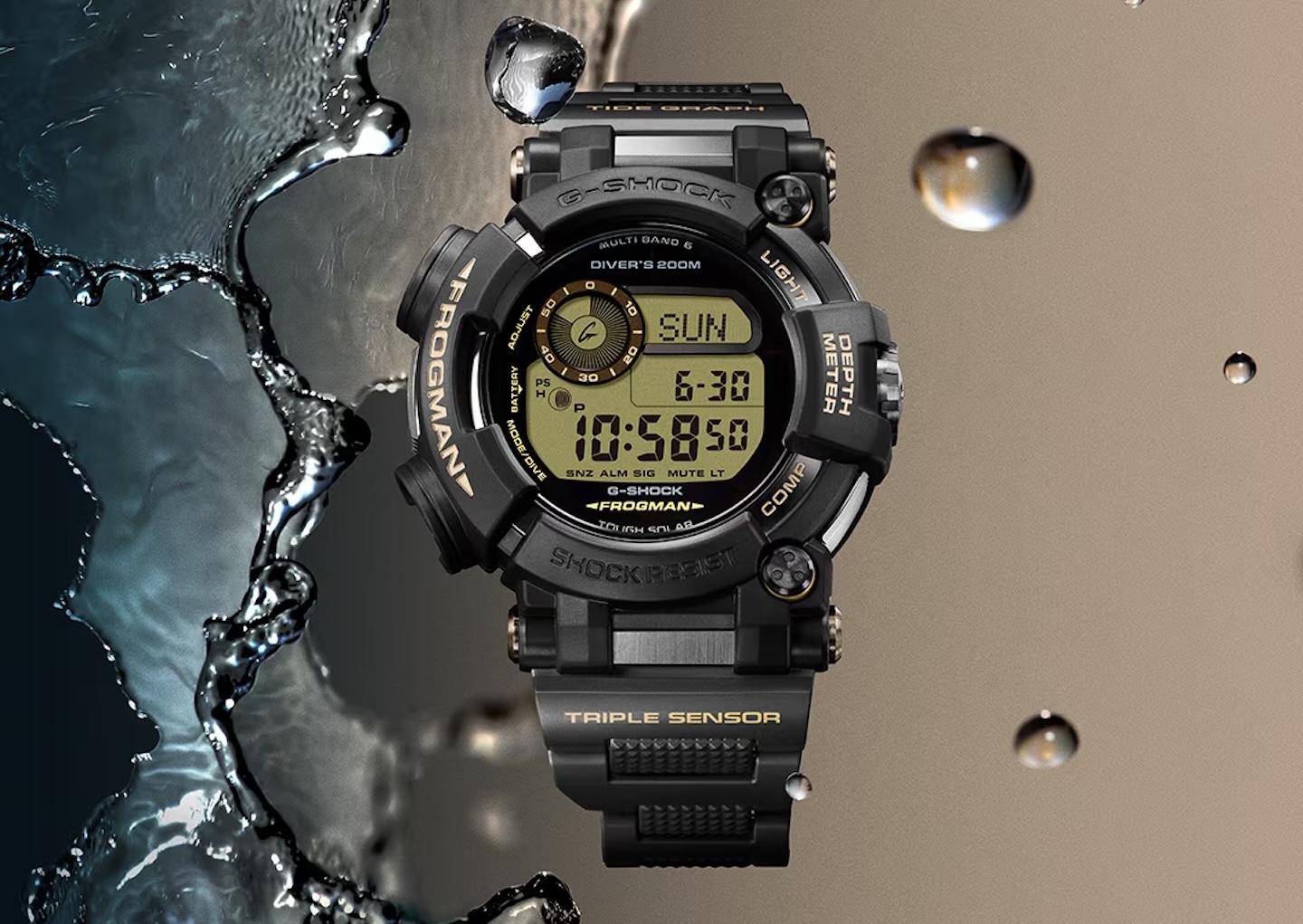 Casio MASTER OF G SEA FROGMAN GWF-D1000BC-1