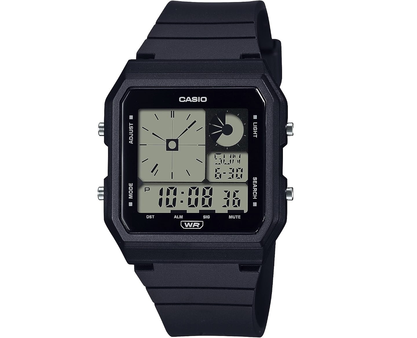 Casio POP Bio-Based Renewable Band LED Backlight Daily Alarm Digital Watch