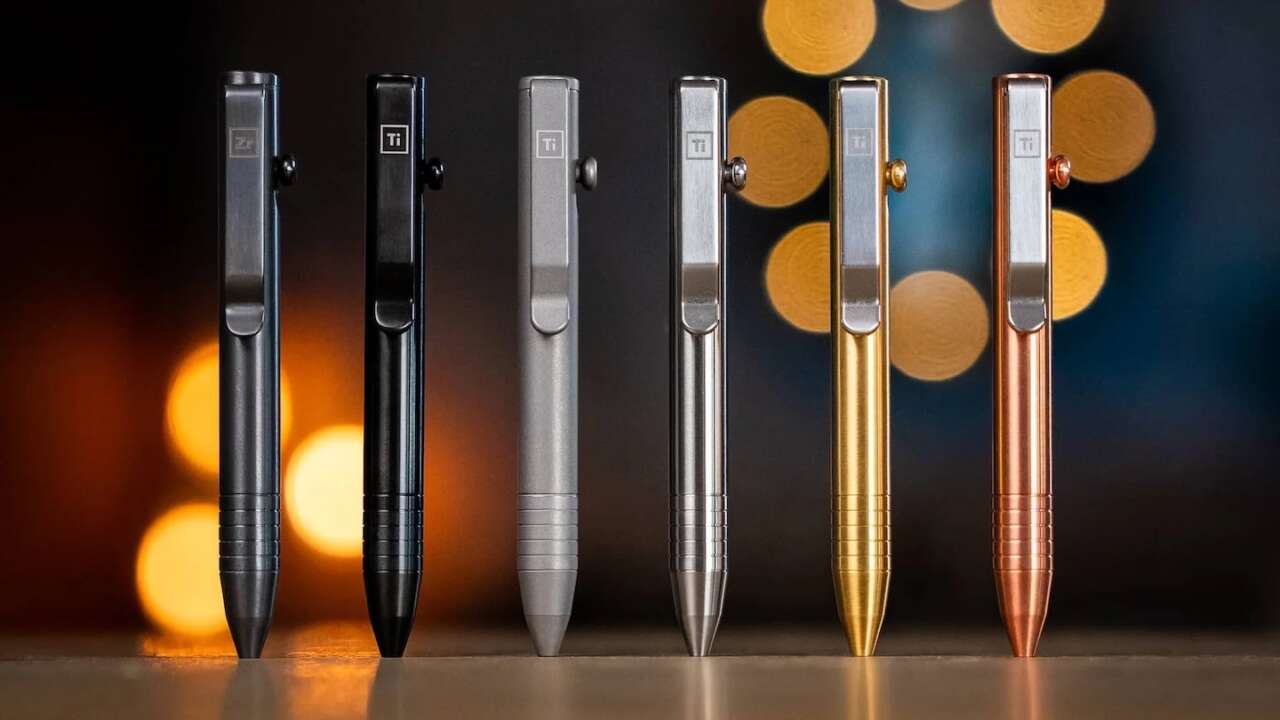 5 Titanium Pens Under $100 for Your Desk, Pocket, or Work Bag