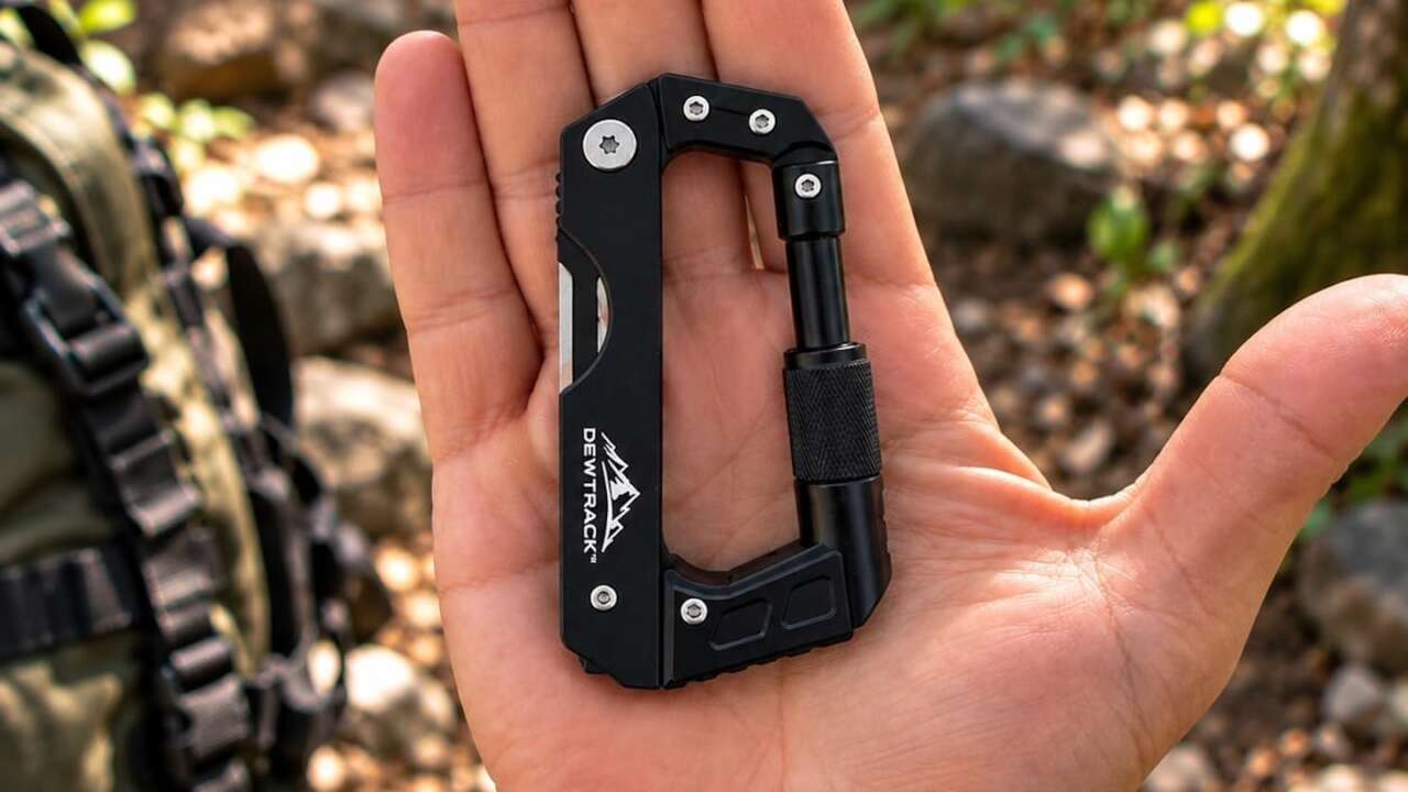 Dewtrack 6 in 1 Carabiner Multitool 3
