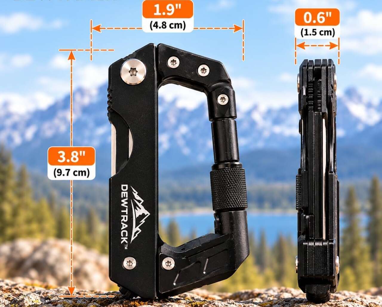 Dewtrack 6 in 1 Carabiner Multitool Review