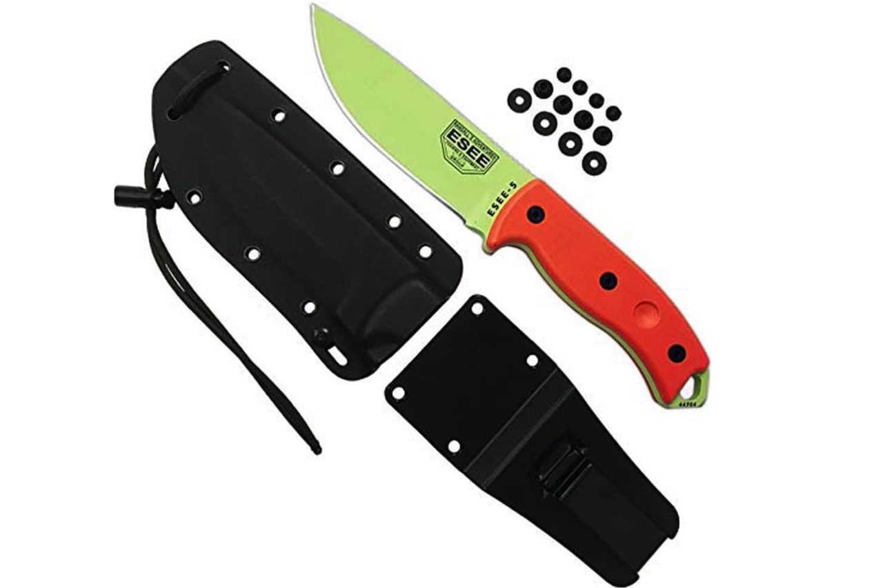 ESEE Authentic Model 5 Tactical Survival Fixed Blade Knife