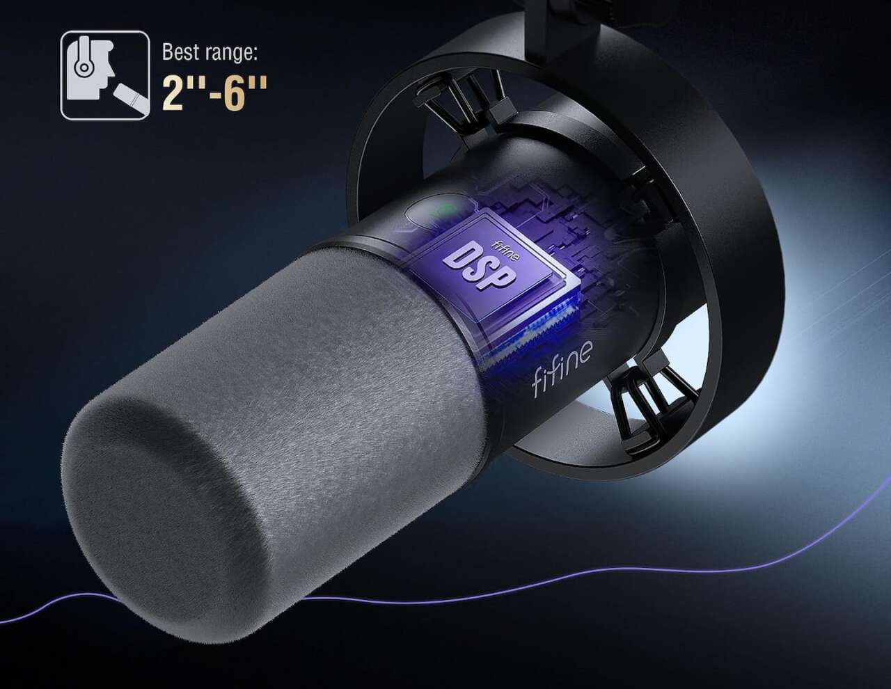 FIFINE AmpliTank K688 Dynamic Microphone