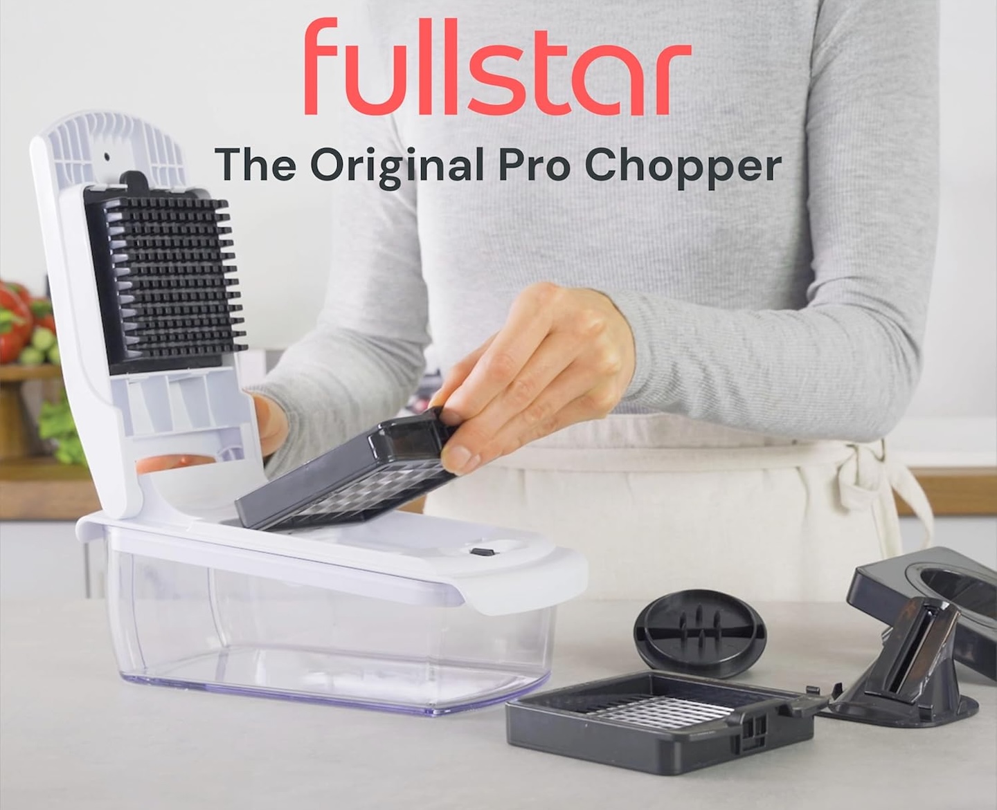 Fullstar Pro Original Vegetable Chopper Spiralizer All in 1 Kitchen Tool