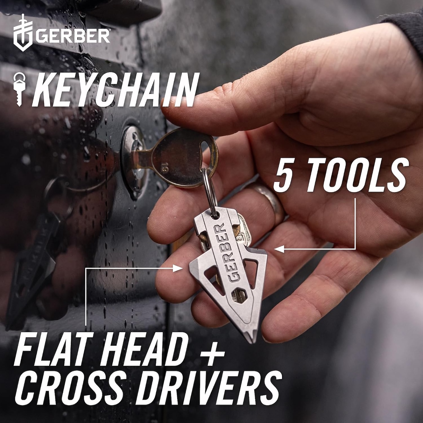 Gerber Broadhead EDC Keychain Multitool