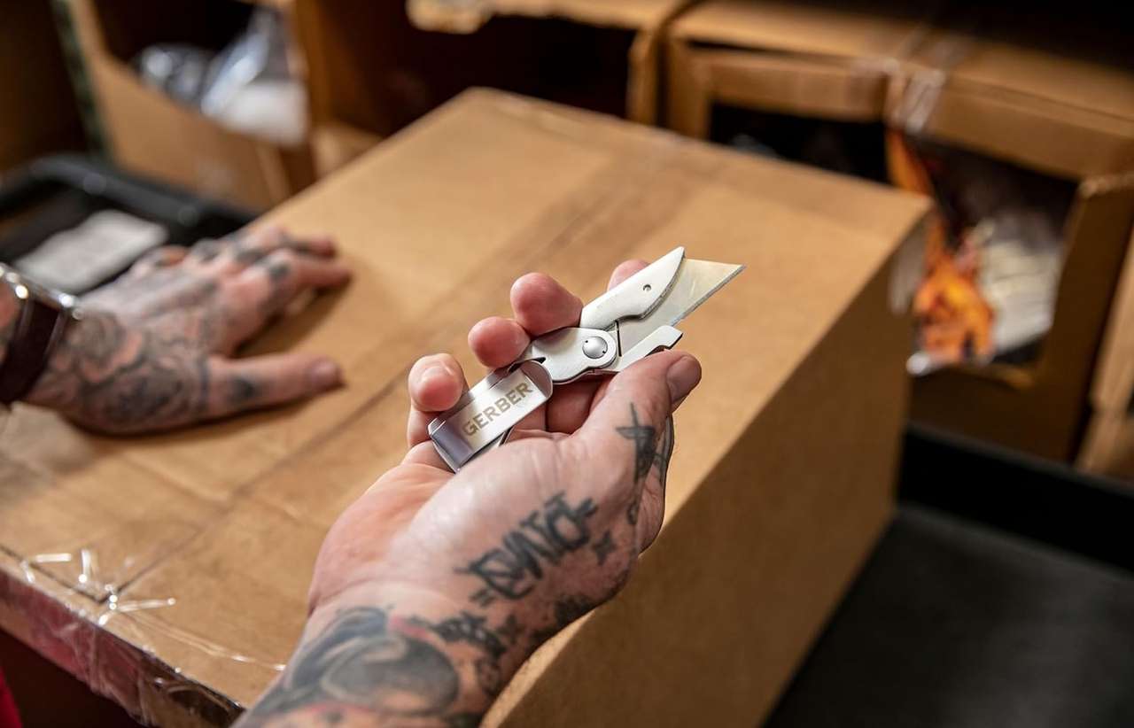 Gerber Gear EAB Lite Pocket Razor Knife with Money Clip