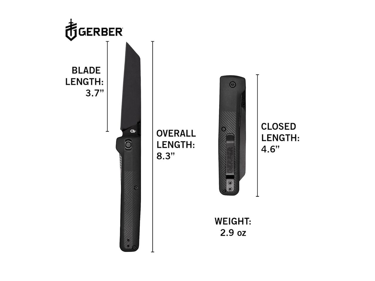 Gerber Gear Pledge Pocket Knife with Pocket Clip 1280x960 1