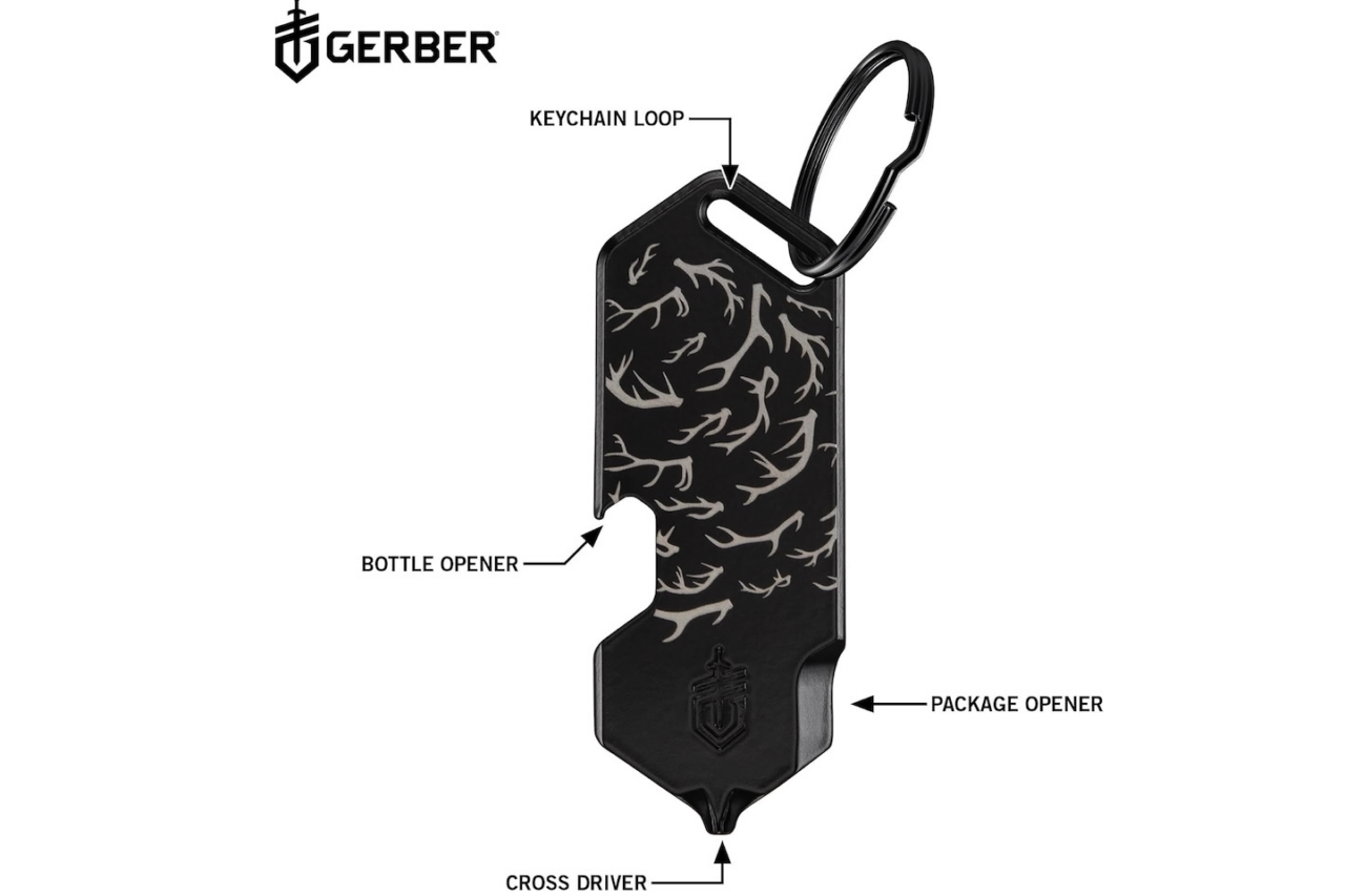 Gerber Gear Shard Keychain 3 in 1 Multitool 4
