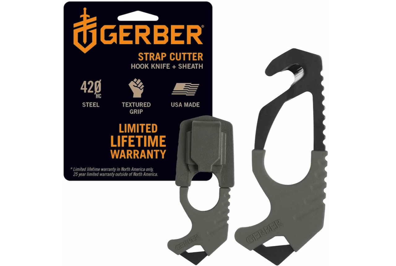 Gerber Seatbelt Strap Cutter with Glass Breaker