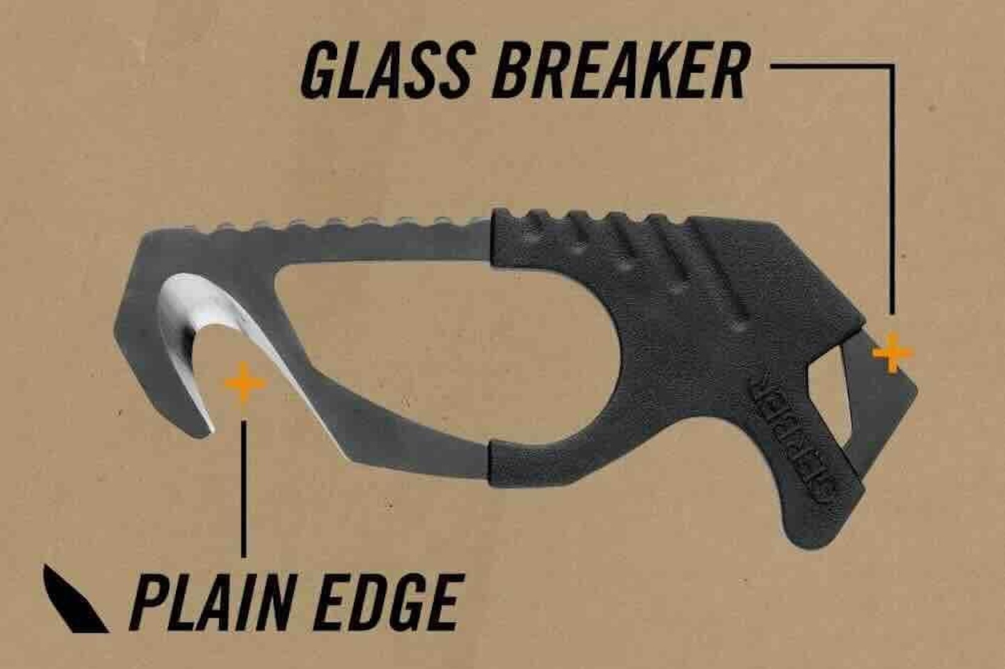 Gerber Seatbelt Strap Cutter with Glass Breaker 2