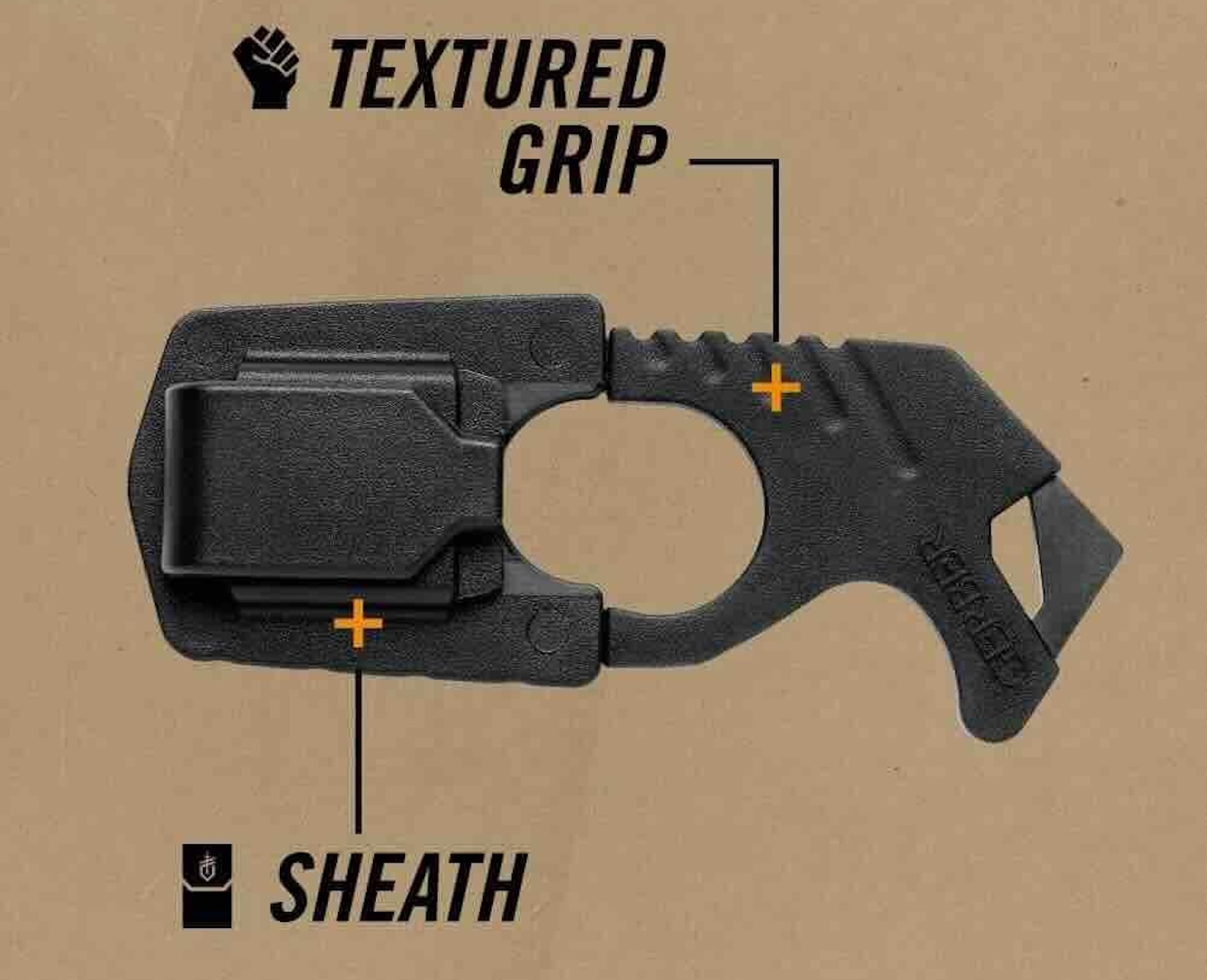 Gerber Seatbelt Strap Cutter with Glass Breaker 3