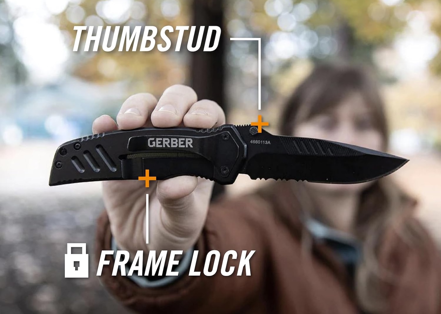 Gerber Swagger Drop Point EDC Folding Pocket Knife