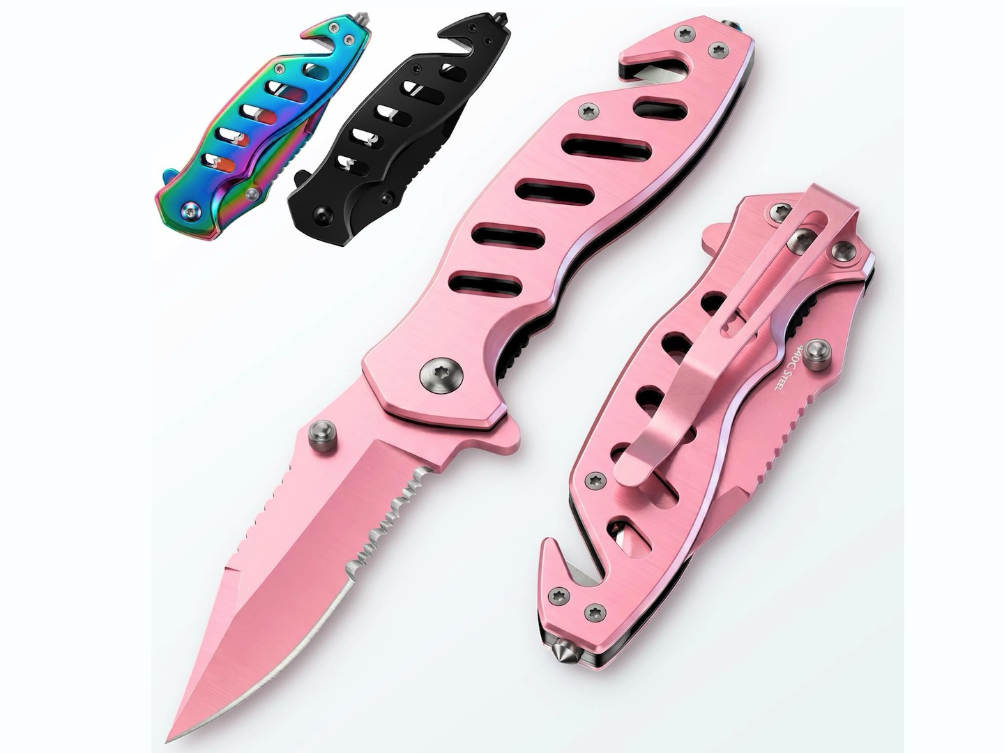 Good Worker Pink Pocket Knife for Women