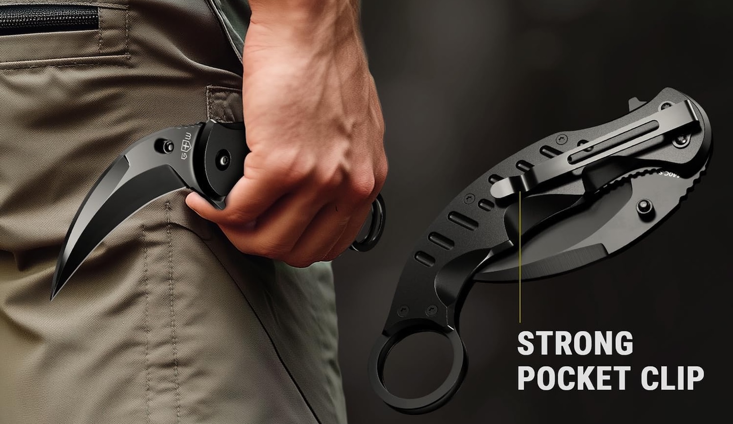 Good Worker Tactical Spring Assisted Pocket Knife 4