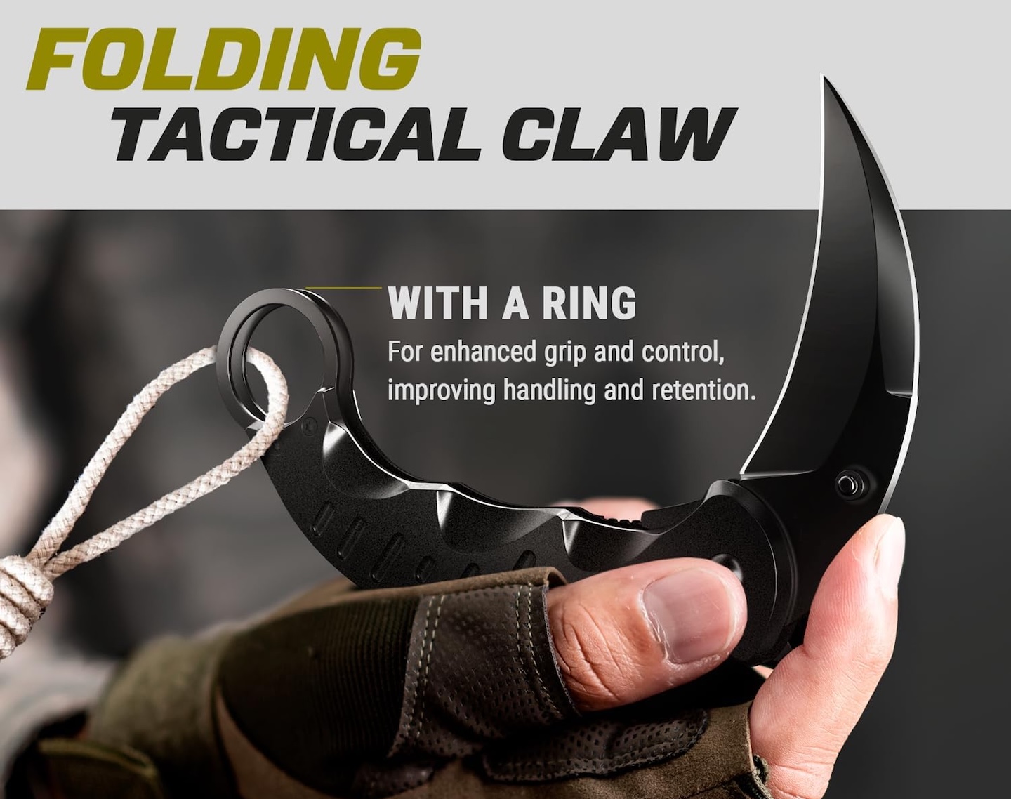 Good Worker Tactical Spring Assisted Pocket Knife 5