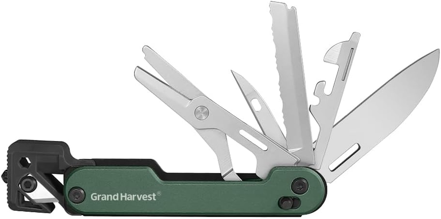 GrandHarvest 4.6 Inch 10 in 1 EDC Pocket Multi Tool 1