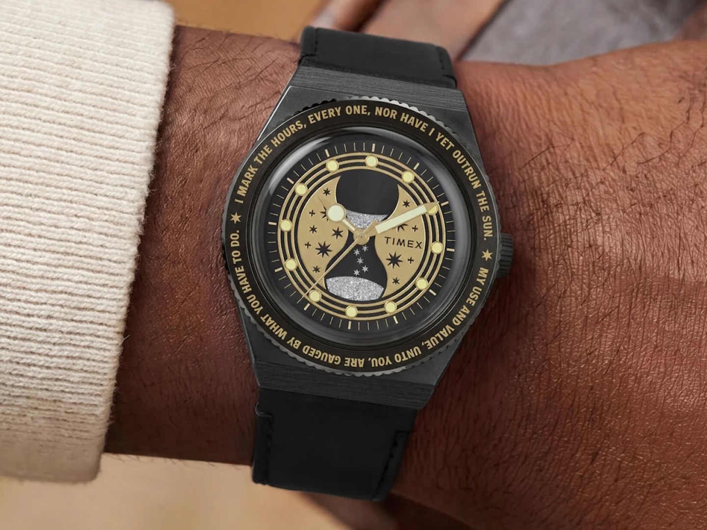 Harry Potter x Q Timex Time Turner 36mm Leather Strap Watch