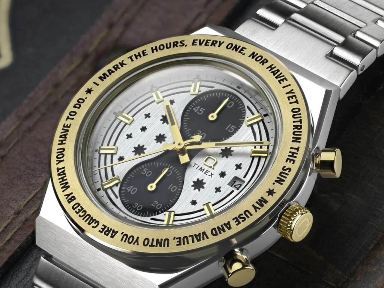 Harry Potter x Q Timex Time Turner Chronograph 40mm Stainless Steel Bracelet Watch