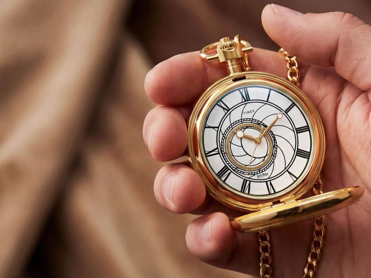 Harry Potter x Timex Time Turner 48.5mm Stainless Steel Pocket Watch