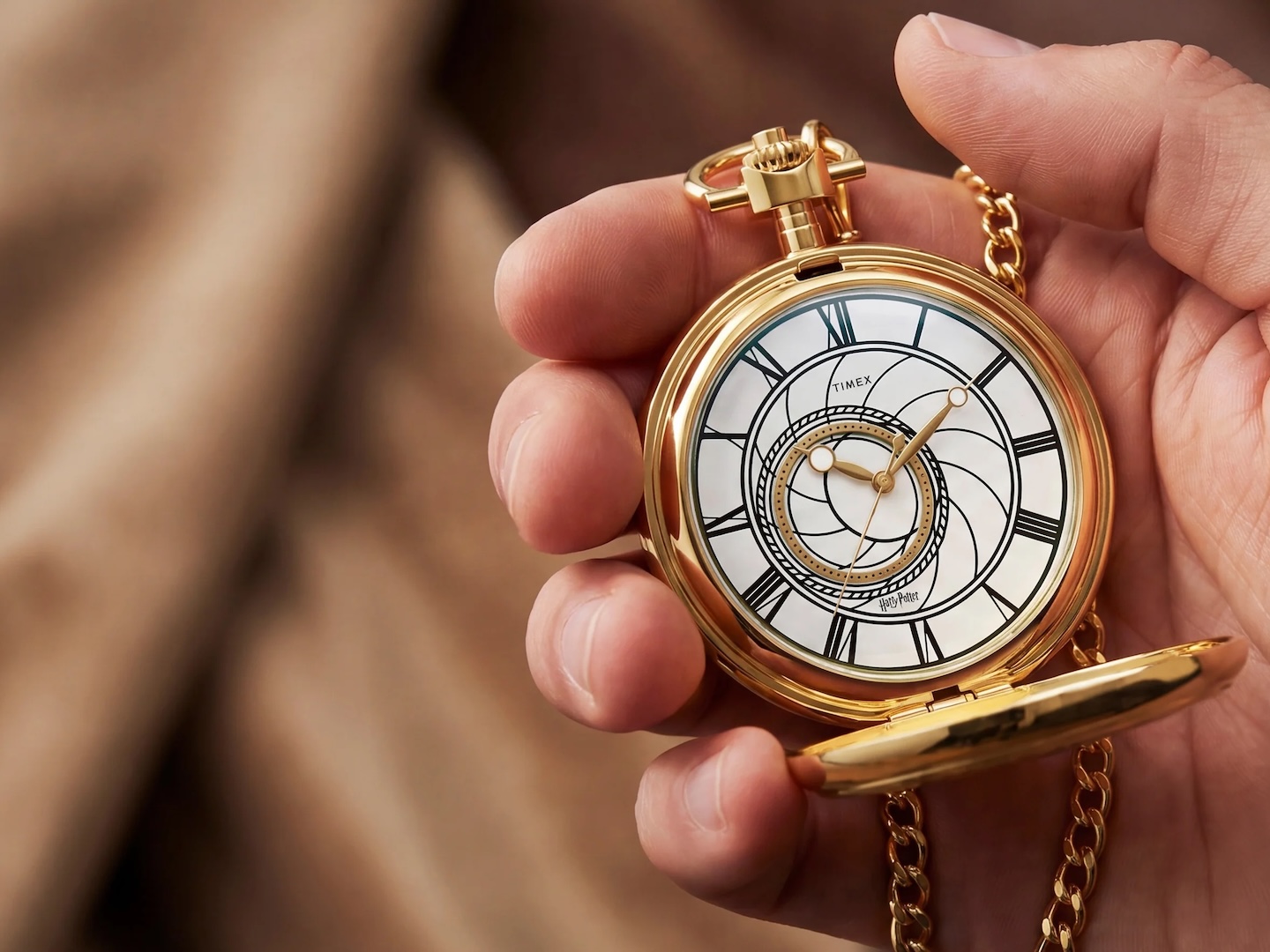 Harry Potter x Timex Time Turner 48.5mm Stainless Steel Pocket Watch