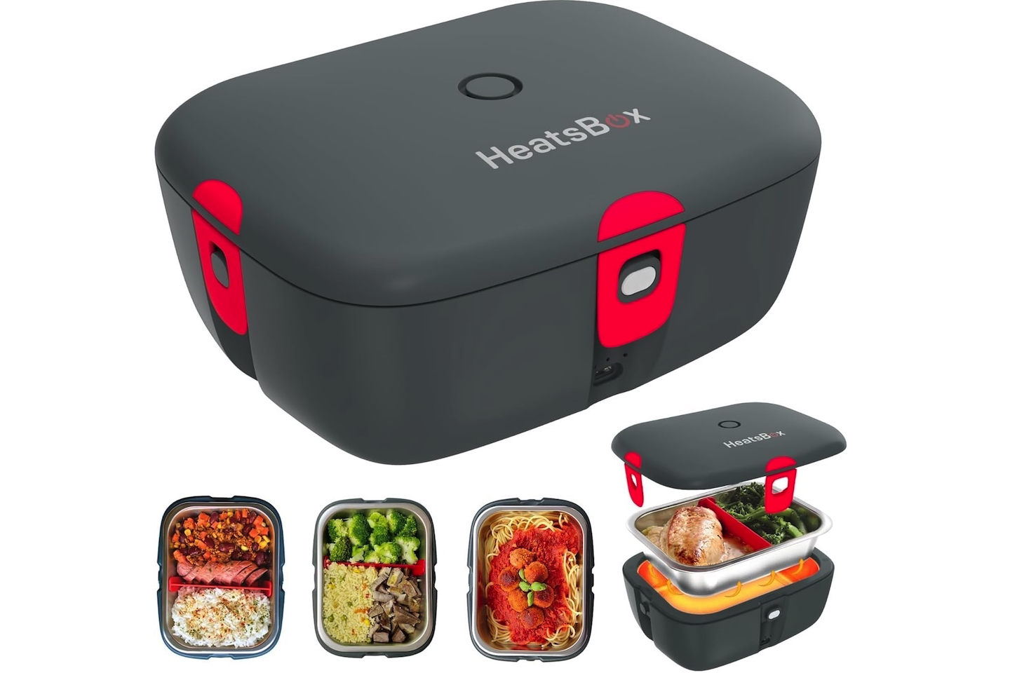 HeatsBox Go Cordless Electric Lunch Box 100W