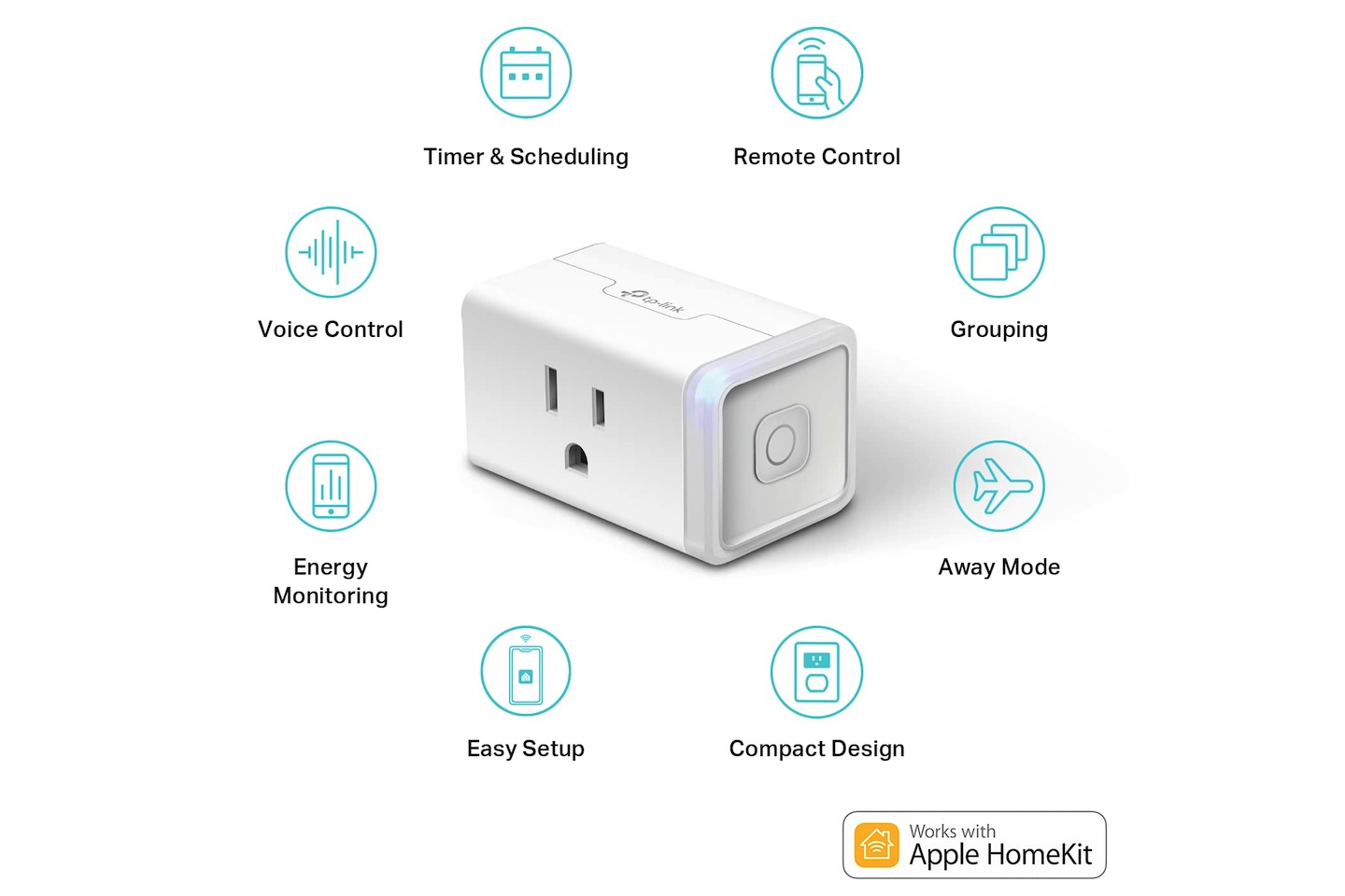 Kasa Smart Plug Mini 15A