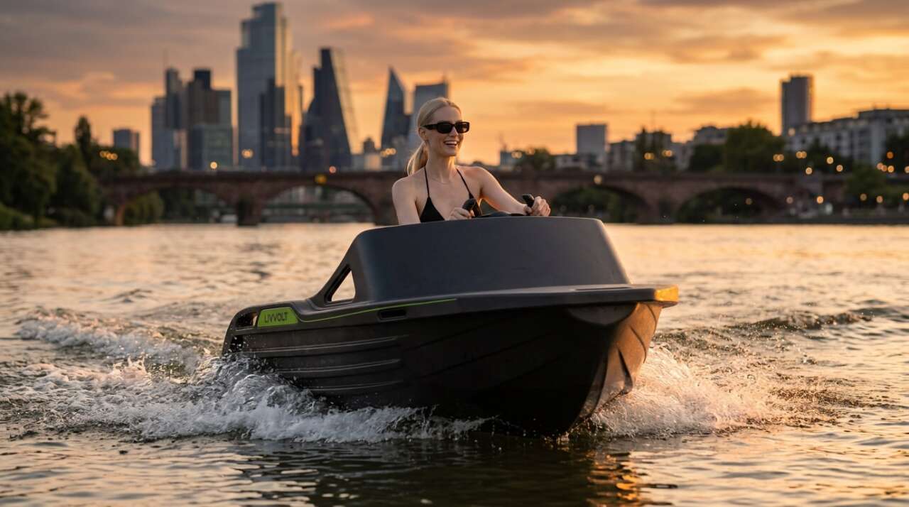 LIVVOLT Electric Kart Boat