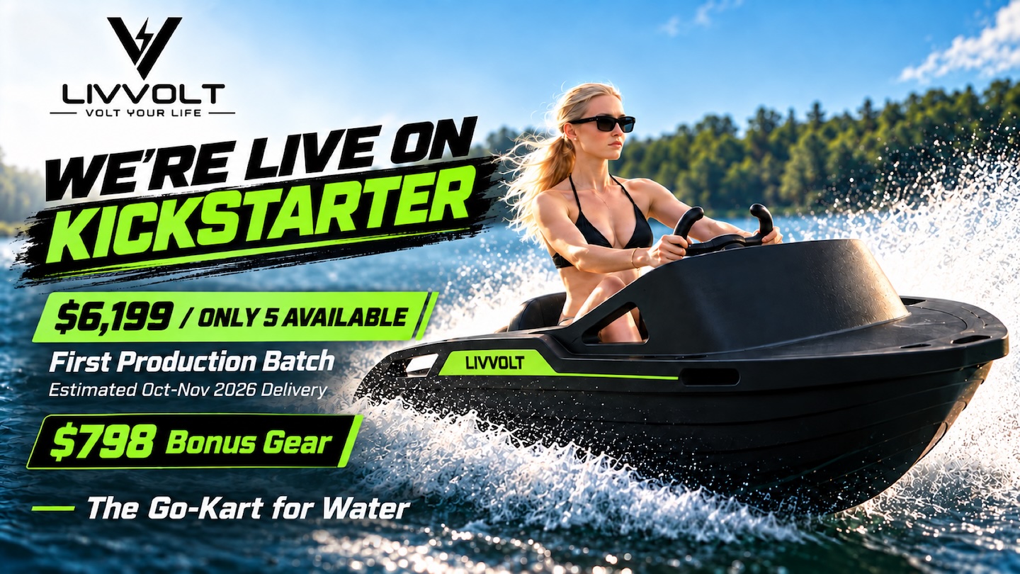 LIVVOLT Electric Kart Boat