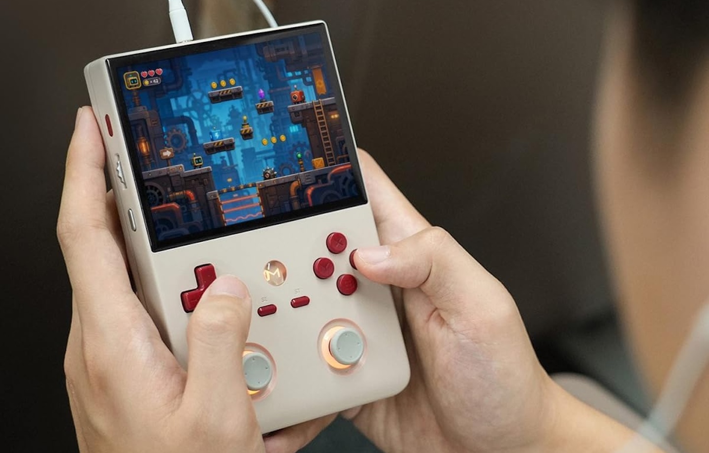 MANGMI AIR Y Pro 464 4.222 4 3 IPS SD865 Retro Handheld Retro White
