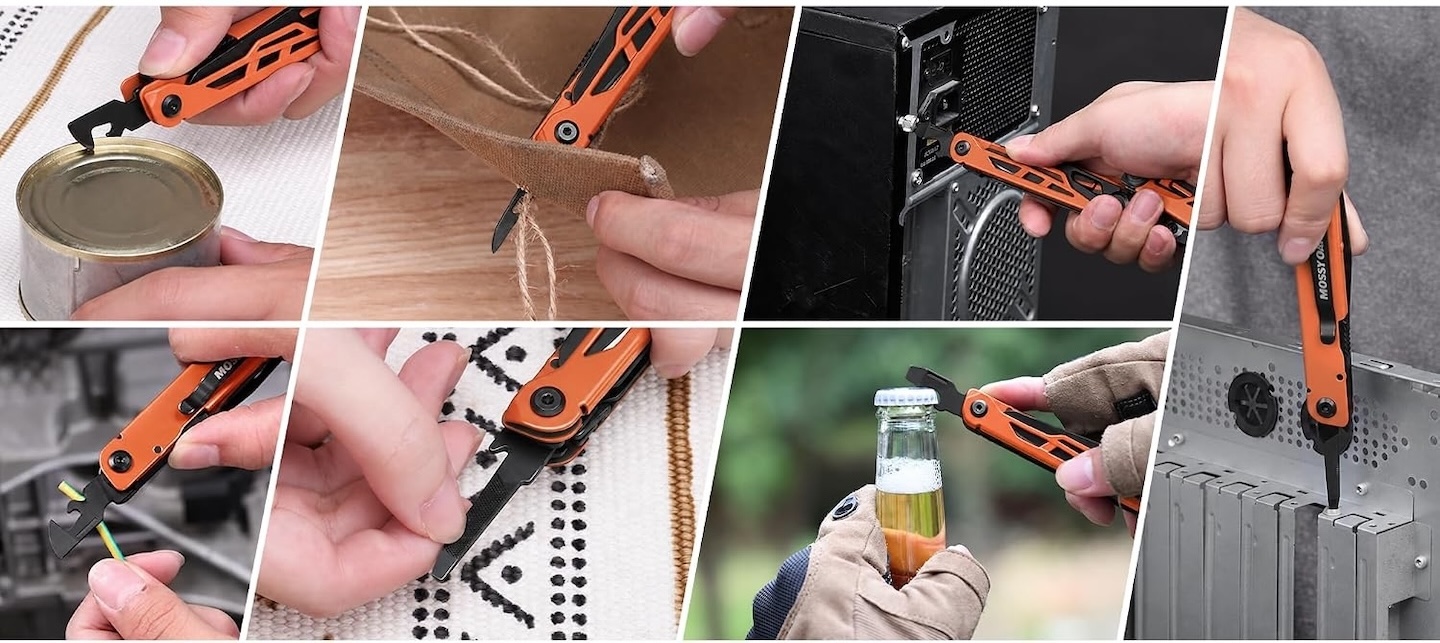 MOSSY OAK 27-in-1 CNC-Machined Multitool Pliers 5
