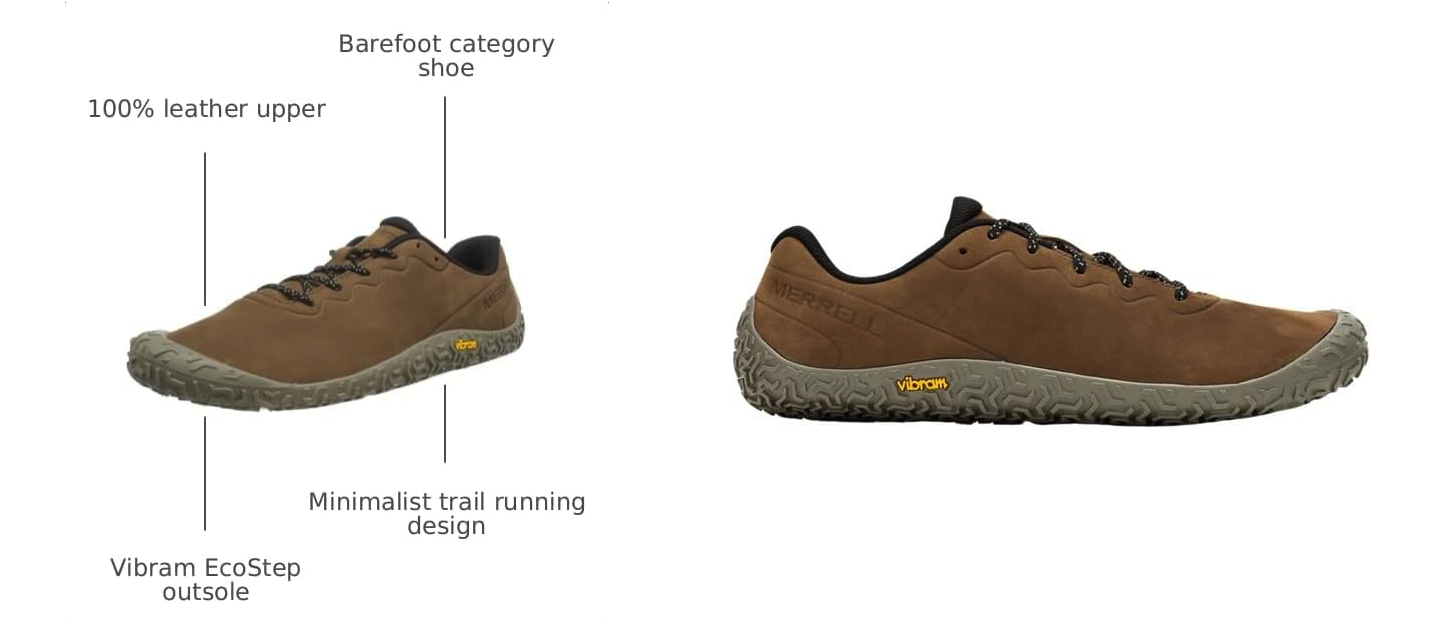 Merrell Men's Vapor Glove 6 Leather Trail Running Shoe