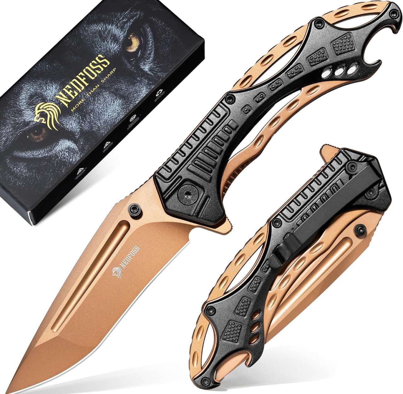 NedFoss Cheetah Pocket Knife for Men