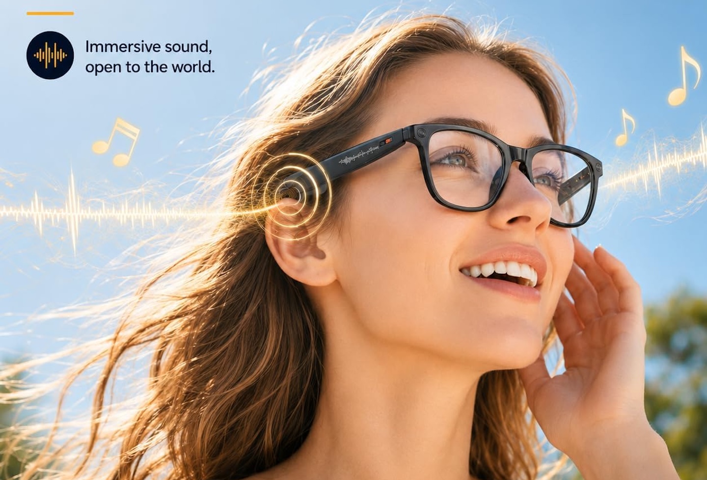 Nllosa New AI Smart Glasses with 8MP 4K Camera 1