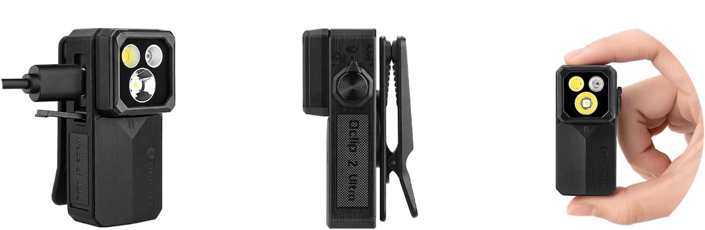 OLIGHT Oclip 2 Ultra EDC Rechargeable Flashlight Clip Light A