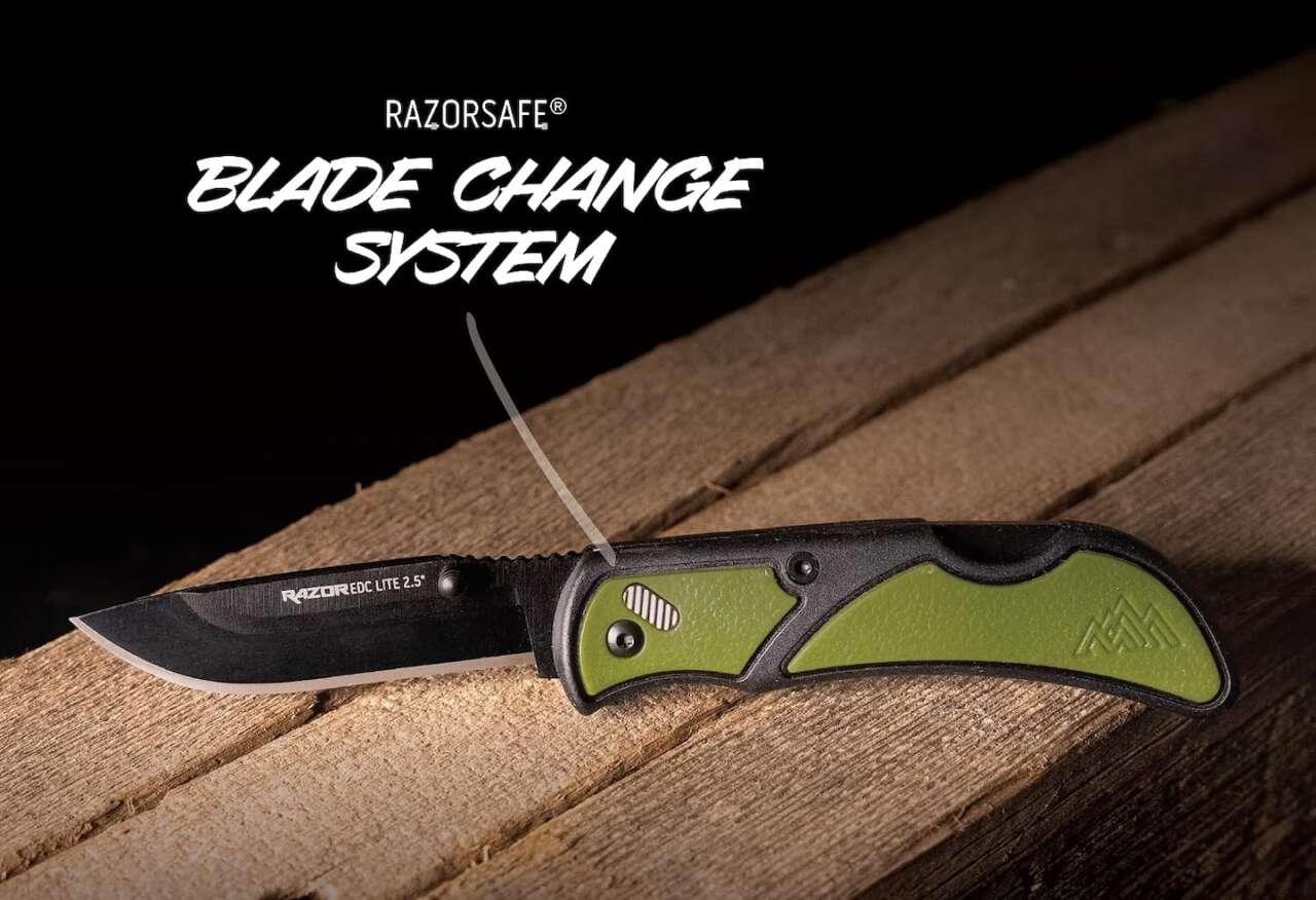 OUTDOOR EDGE Razor EDC Lite Folding Pocket Knife with Clip 3