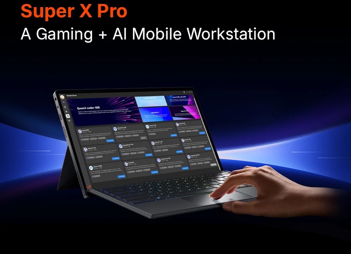 OneXPlayer Super X Series Gaming Tablet Laptop Hybrid