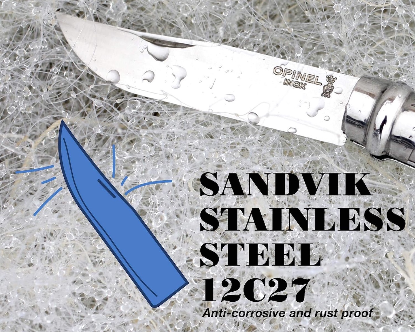 Opinel Engraved Handle Folding Knife