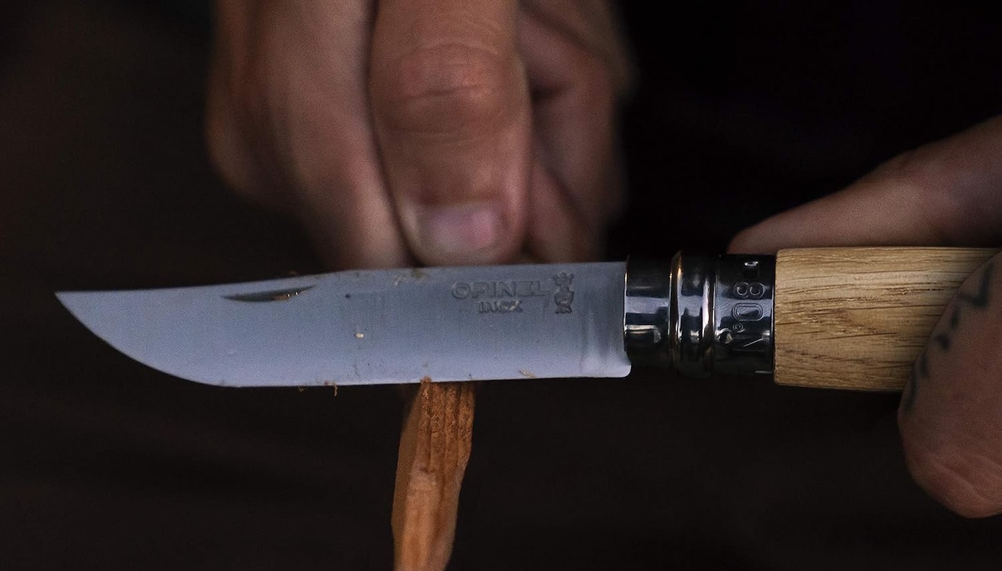 Opinel Engraved Handle Folding Knife
