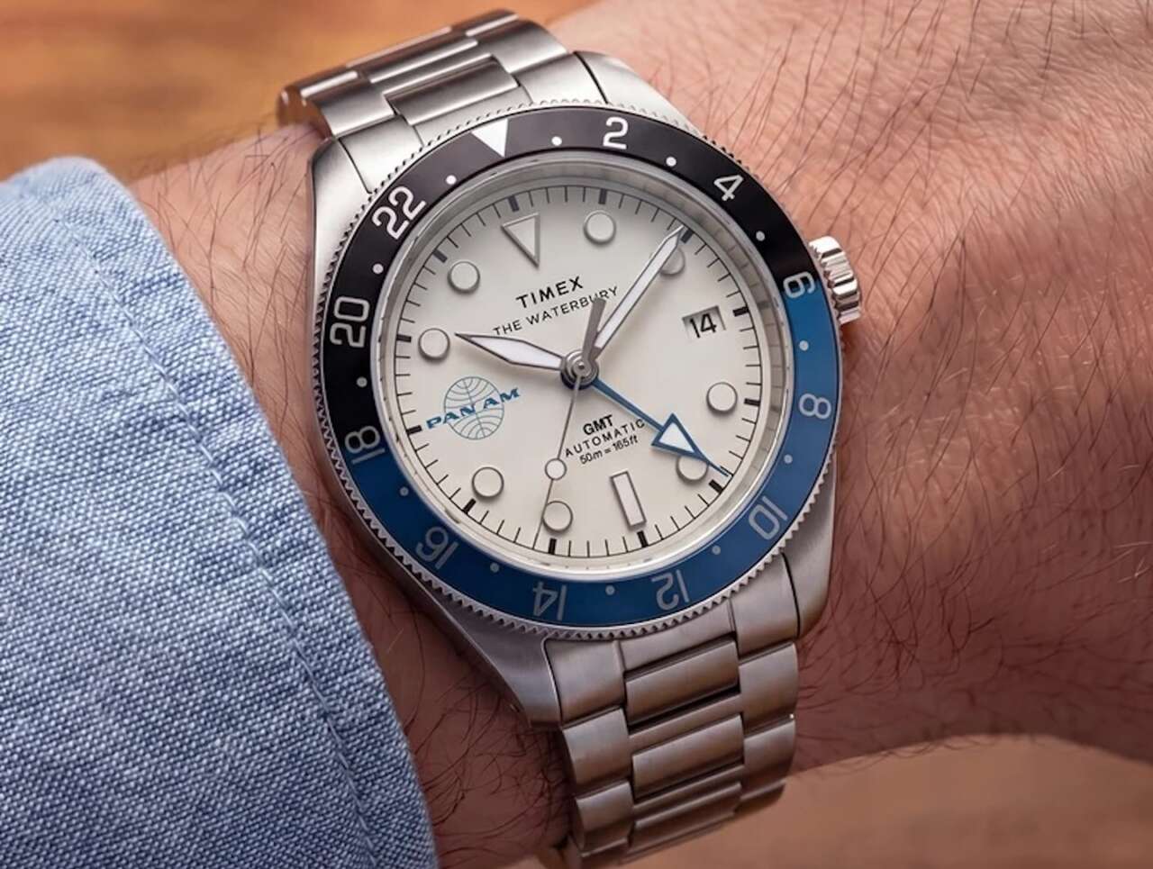 Hand Pan Design This Timex GMT Watch Brings Pan Am Nostalgia to Your Wrist | Timex Pan ...