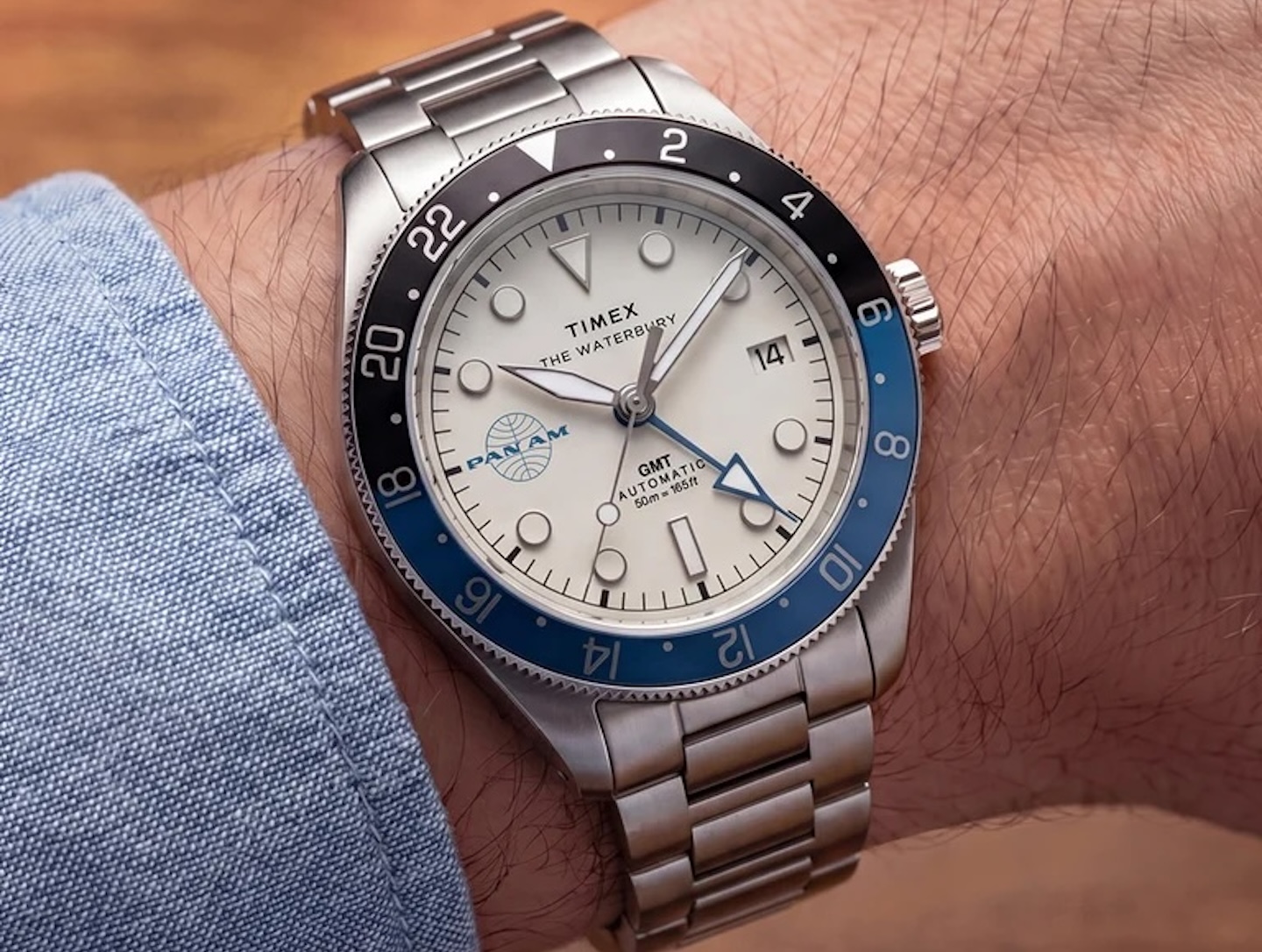 Pan Am x Timex Waterbury Automatic GMT 3